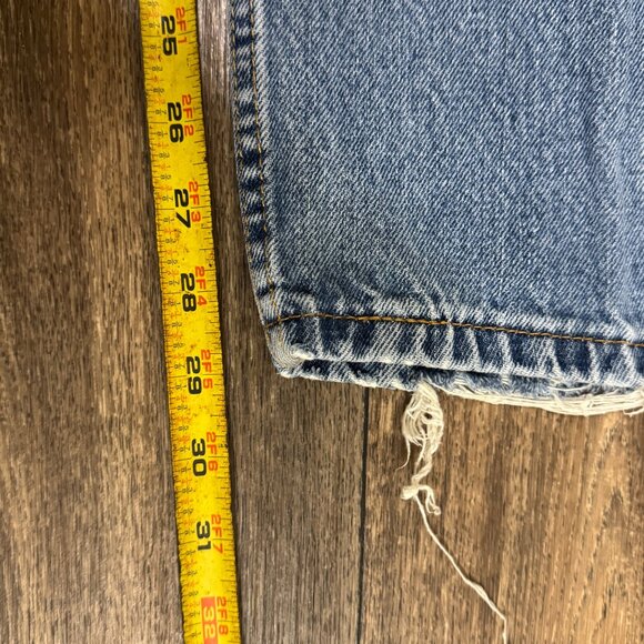 Levi's 550 Jeans Men's 40x30 Medium Wash Relaxed Fit Stretch Denim Red Tab - Picture 9 of 10